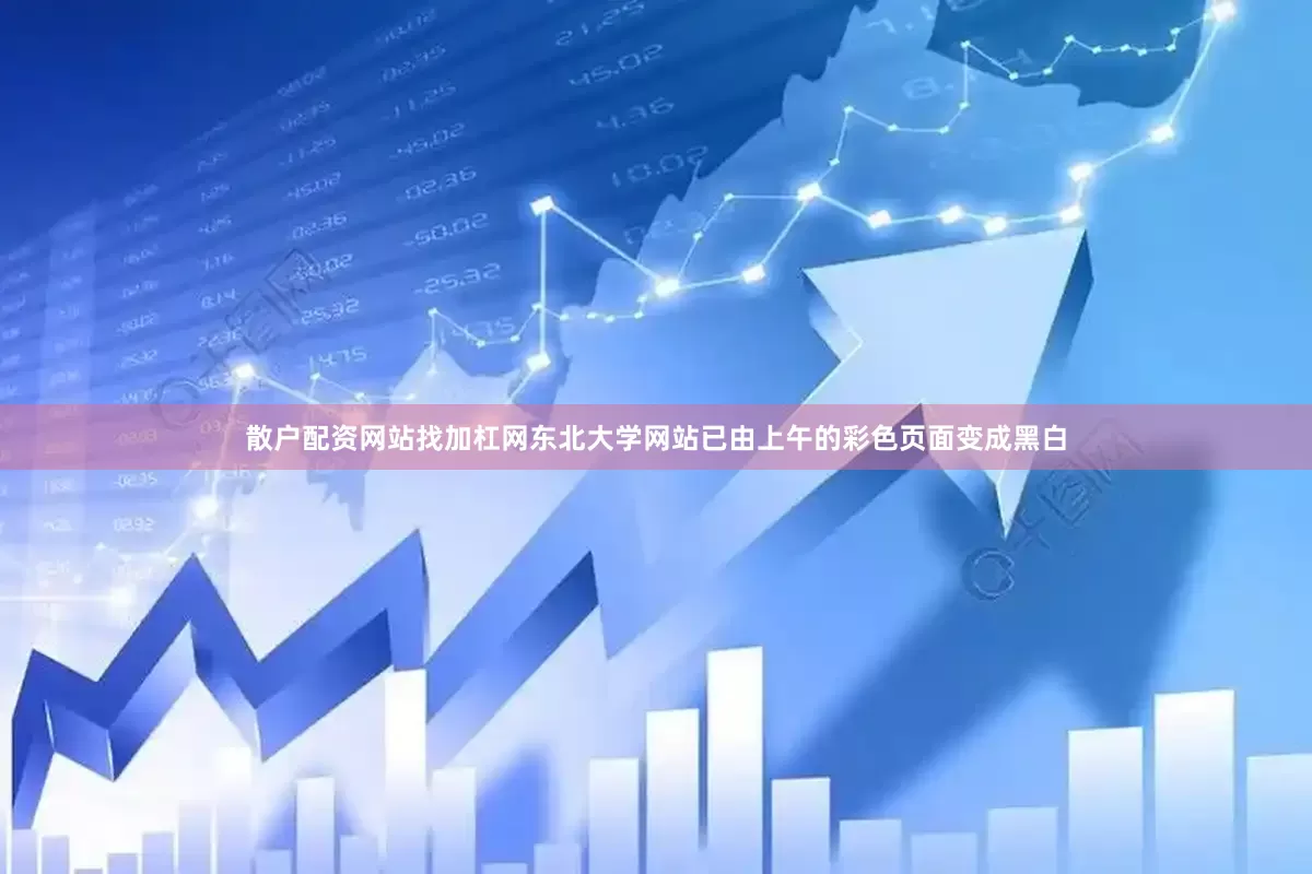 散户配资网站找加杠网东北大学网站已由上午的彩色页面变成黑白