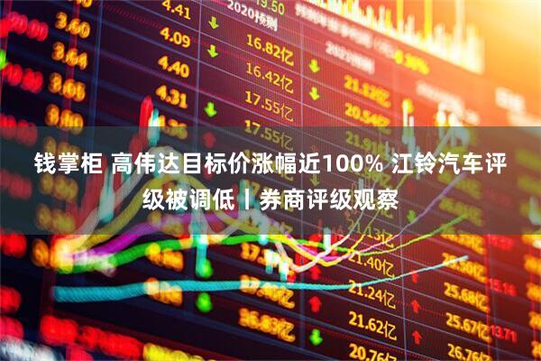 钱掌柜 高伟达目标价涨幅近100% 江铃汽车评级被调低丨券商评级观察