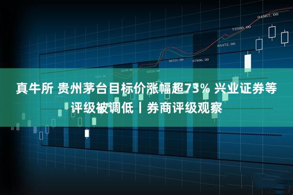 真牛所 贵州茅台目标价涨幅超73% 兴业证券等评级被调低丨券商评级观察